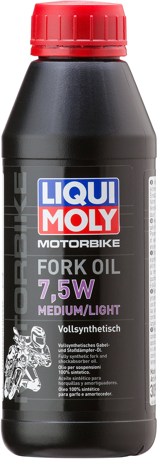 Motor Bike Fork Oil Medium Light  7.5W  500ml